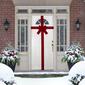 Northlight Seasonal Pre-Lit Red Velvet Christmas Door Bow - image 2