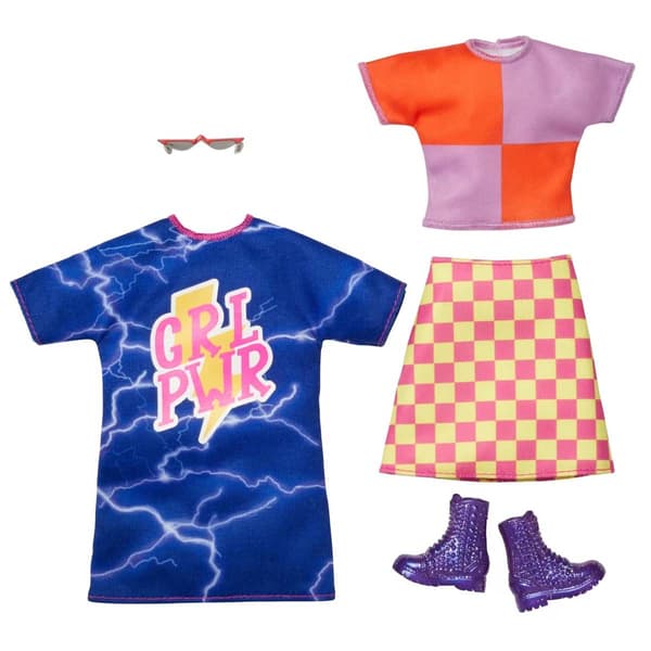 Barbie&#40;R&#41; 2pk. 12in. Fashion Doll Clothing Set - image 