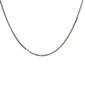 Sterling Silver & Diamond Cut 20in. Chain Necklace - image 1