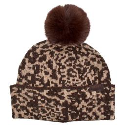 Womens DKNY City Animal with Pom Hat