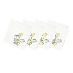 Lenox(R) Wildflowers Border Napkins - Set of 4