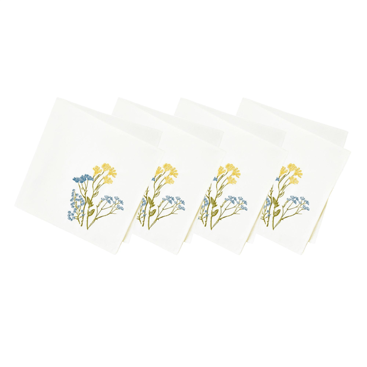Lenox(R) Wildflowers Border Napkins - Set of 4