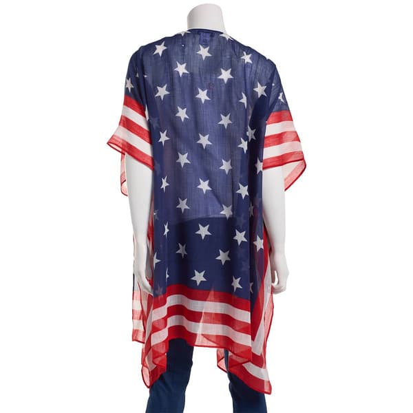 Womens Steve Madden Americana Kimono &amp; Fedora