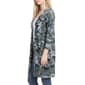 Womens NY Collection 3/4 Sleeve Camo Hacci Cardigan - image 3