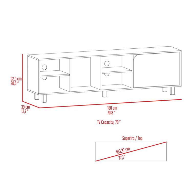 FM FURNITURE Native TV Stand