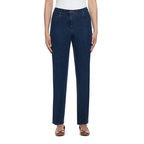 Womens Ruby Rd. Key Items Classic Side Elastic Jeans - Boscov's