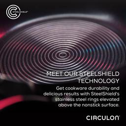 Circulon® 2pc. Stainless Steel Frying Pan Set