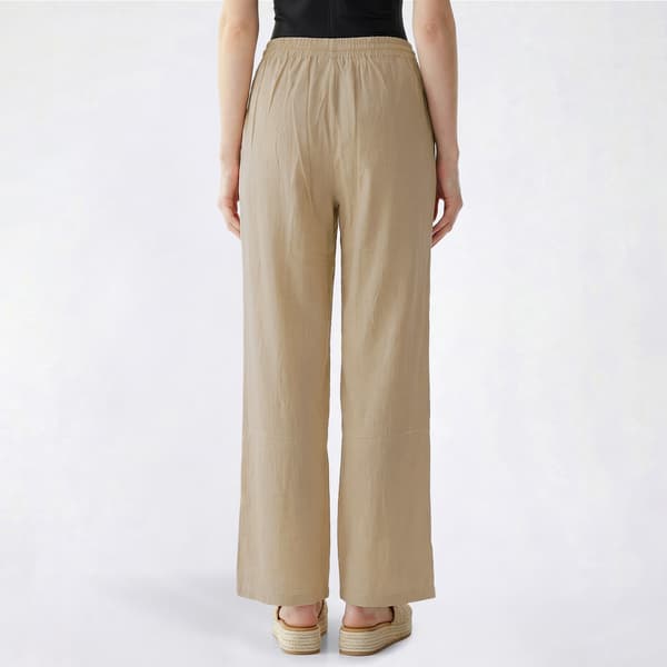 Juniors Hunter & Brown Elastic Waist Drawstring Wide Leg Pants