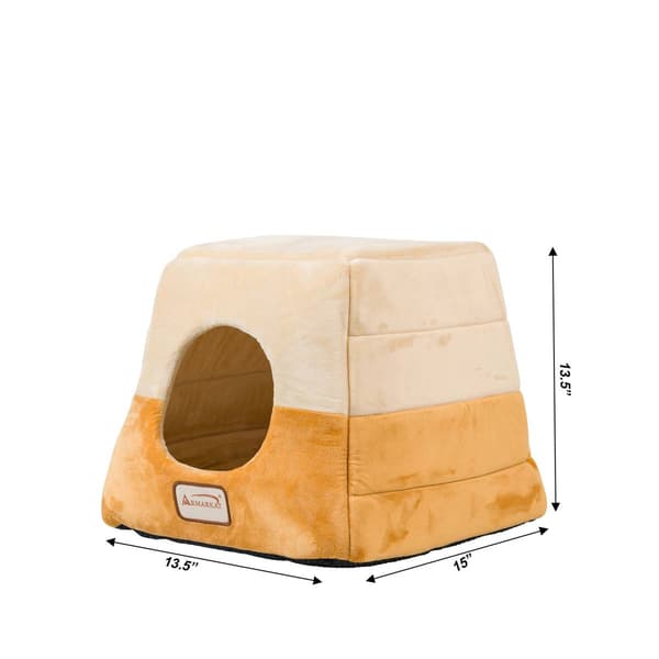 Armarkat 2-in-1 Cat Bed Cave Shape & Cuddle Pet Bed