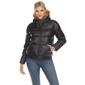 Womens White Mark Fur Hoodie Puffer Jacket - image 2