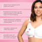 Womens Exquisite Form Lace Adjustable Cami Strap Bra 510548 - image 5
