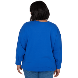 Plus Size Ruby Rd. Game of Luxe Game Day Graphic Terry Sweatshirt