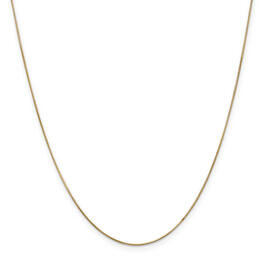 Unisex Gold Classics&#40;tm&#41; .65mm. 14k Gold Round Snake Chain Necklace