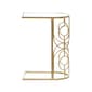 9th & Pike&#174; Arched Glass And Metal Side Table - image 5
