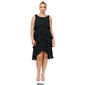 Plus Size SLNY Sleeveless Chiffon Tier Shift Dress - image 5