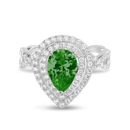 Pear Shaped CZ Statement Ring