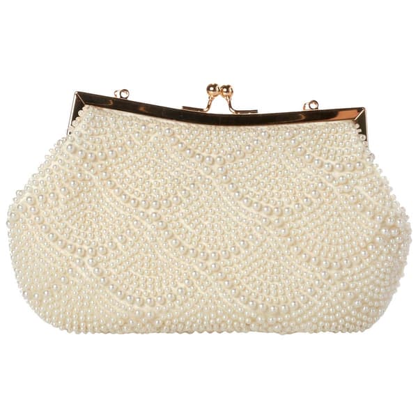 Jessica McClintock Pearl Kisslock Clutch