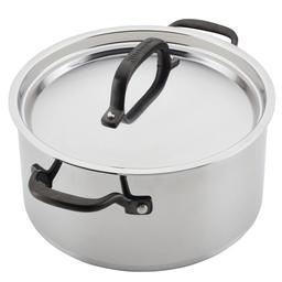 KitchenAid® 5-Ply Clad Stainless Steel Stockpot with Lid