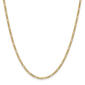 Gold Classics&#8482; 2.5mm. 14kt. Semi Solid Figaro Chain Anklet - image 2