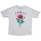 Girls (7-16) adidas® Short Sleeve Rose Heather Boyfriend Tee - image 2