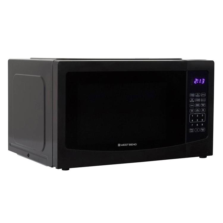 West Bend® 1.1 cu. ft. Black Touch Microwave