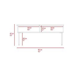 FM FURNITURE Dayton Carbon Espresso Lift Top Coffee Table