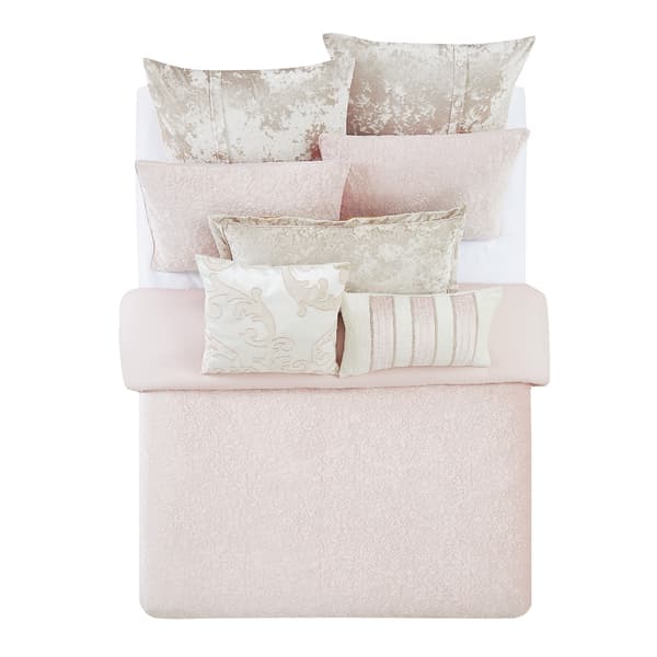 Charisma Melange Square Embroidered Decorative Pillow - 20x20