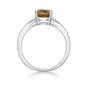 Sterling Silver Ring w/ Citrine & White Topaz Gemstones - image 3