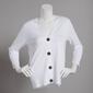 Womens Architect&#40;R&#41; 3/4 Sleeves Tortoise Button Cardigan - image 1