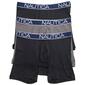 Mens Nautica 3pk. Boxer Briefs - Lead/Black - image 1