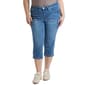 Plus Size YMI Tummy Control Vent Hem Denim Capris - image 1