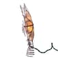 Kurt Adler 10-Light 10in. Silver Capiz Wire Snowflake Treetop - image 3
