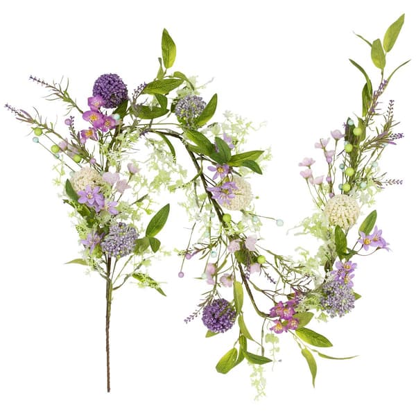 Northlight Seasonal Artificial Wildflower & Berry Spring Garland