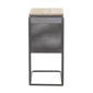9th & Pike® Black Metal Industrial Accent Table - image 3