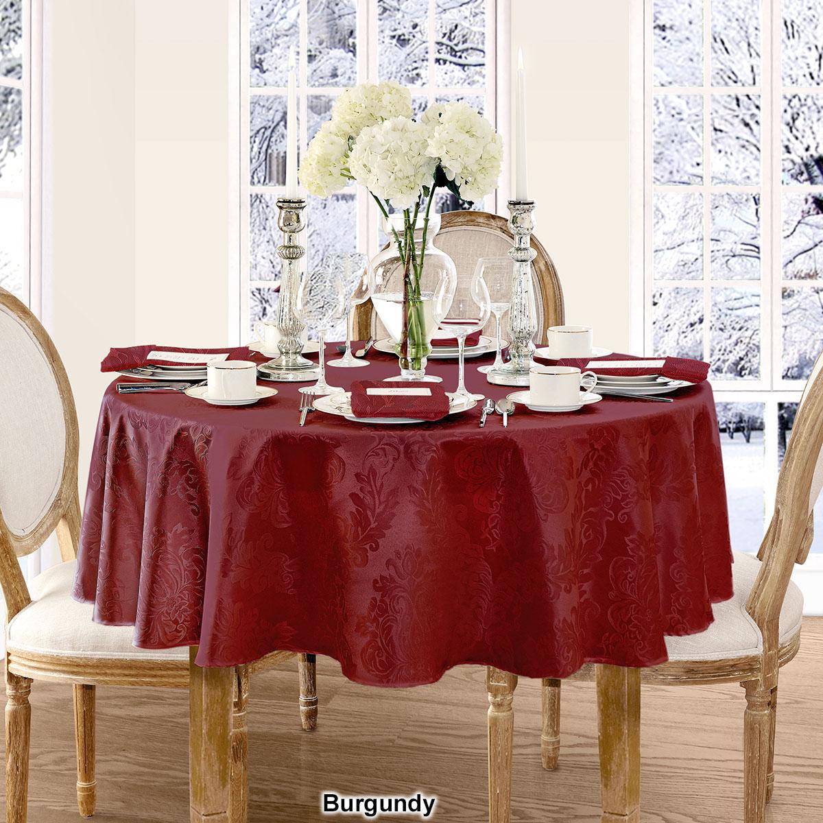 Elrene Barcelona Damask Tablecloth