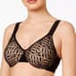 Womens Olga Sheer Leaves Minimizer Bra OG35519 - image 1