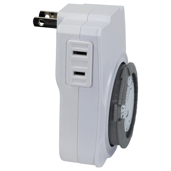 Northlight 24-Hour Electronic Mechanical Countdown Timer