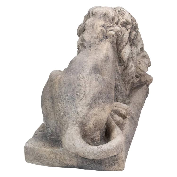 Northlight Seasonal 22in. Lying Down Lion Outdoor Garden Statue