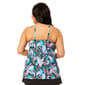 Plus Size Leilani Sunlit Shores Cape Town Tankini Swim Top - image 2
