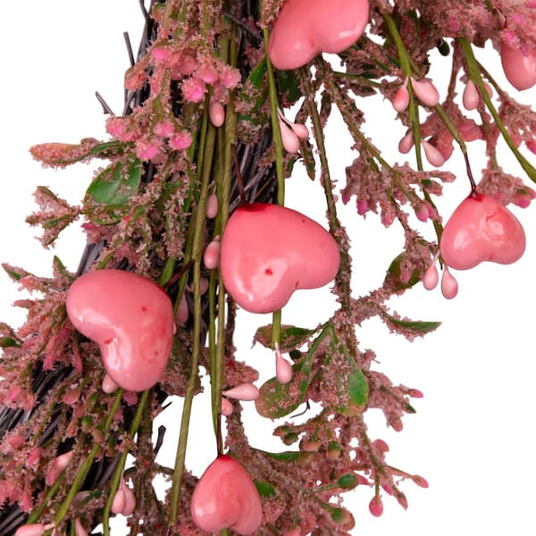 Northlight Seasonal Hearts Artificial Valentine''s Day Wreath