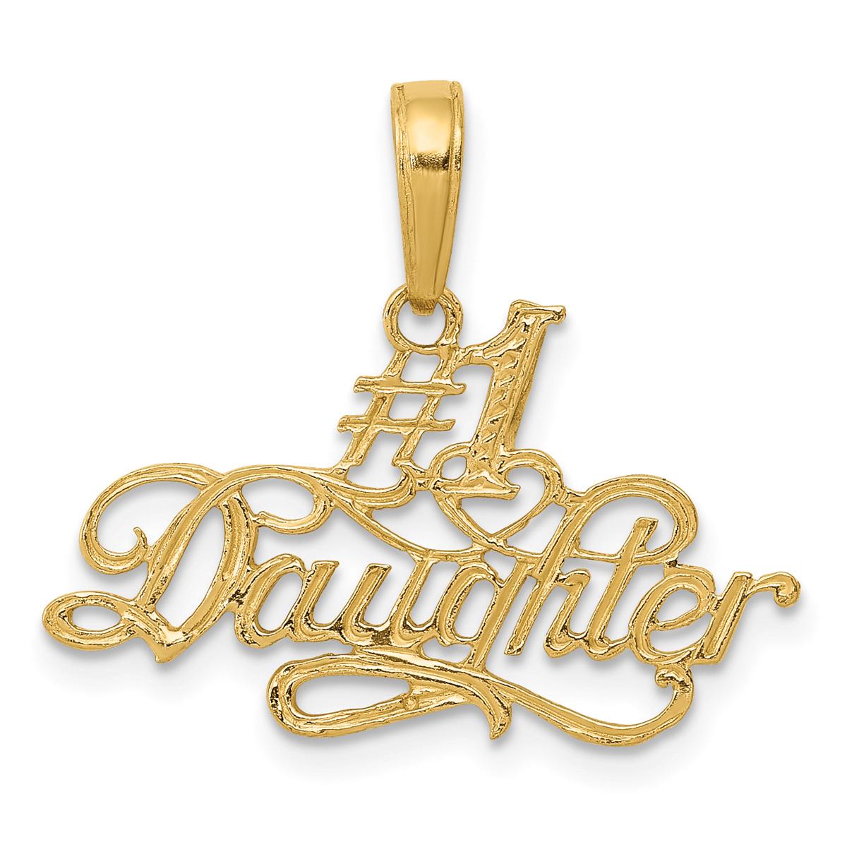Gold Classics™ 14kt. #1 DAUGHTER Pendant