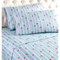 Micro Flannel(R) Blue Cardinals Printed Deep-Pocket Sheet Set - image 1