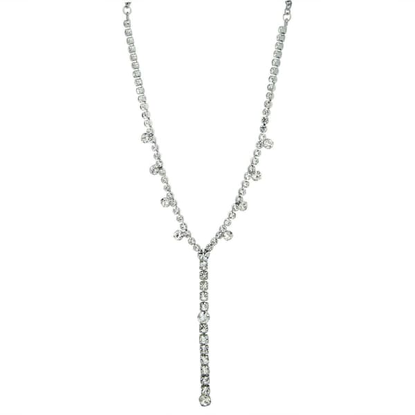 Roman Silver-Tone Millennial Cup Chain Y-Necklace - image 