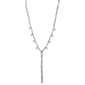 Roman Silver-Tone Millennial Cup Chain Y-Necklace - image 1