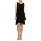 Womens SLNY Sleeveless Chiffon Tiered Barrel Pin A-Line Dress - image 1