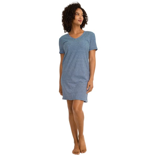 Womens Jockey(R) Organic Cotton Stretch Stripe Nightshirt