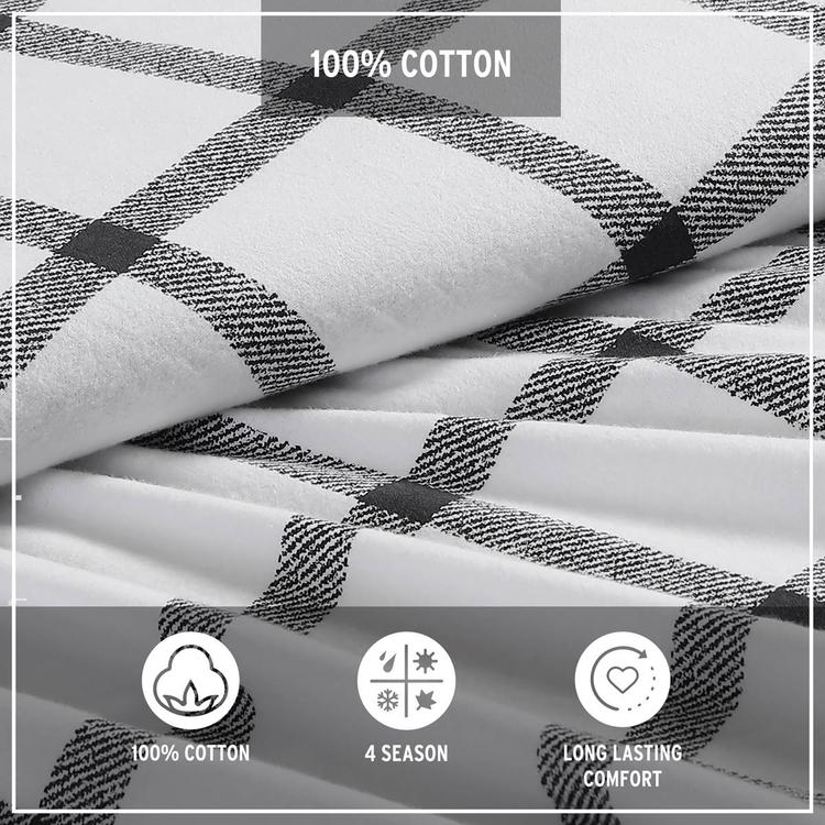 Eddie Bauer Bunkhouse Plaid Cotton Flannel Sheet Set
