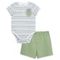 Baby Boy &#40;3-12M&#41; Little Me Elephant Shorts Set - image 1