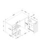 South Shore Artwork Sewing Craft Table - image 10