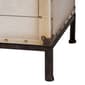 Baxton Studio Laura Vintage White Canvas 2-Drawer End Table - image 6
